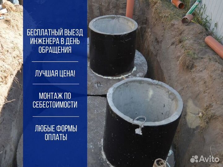 Септик под ключ с гарантией