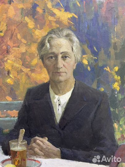 Портрет соцреализм 100*80 см. холст