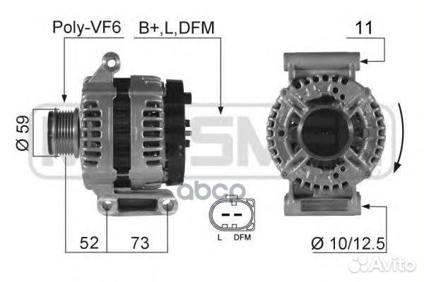 210421 Генератор ford transit peugeot boxer 06