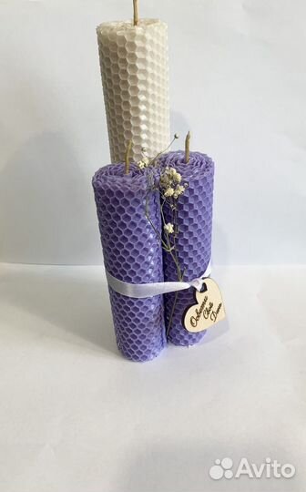 Свечи из ващины ручной работы