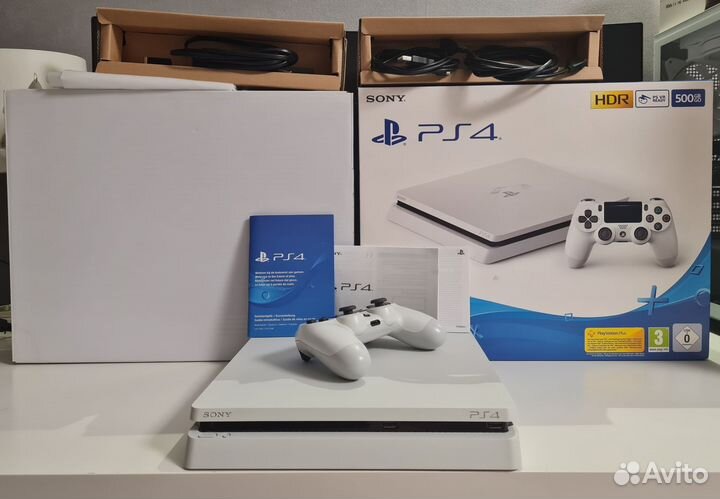Sony PS4 Slim 500gb Glacier White