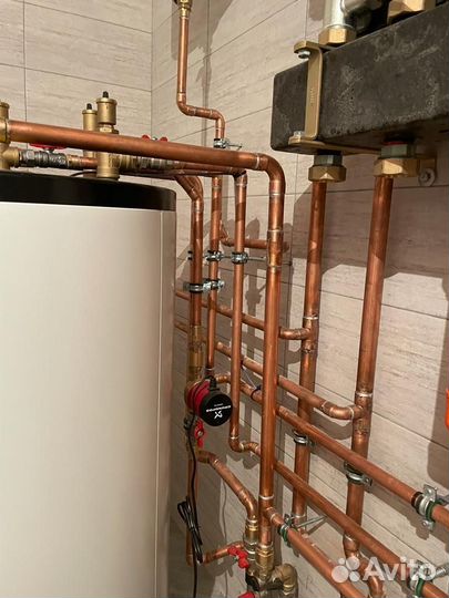 Монтаж отопления и водоснабжения в вашем доме