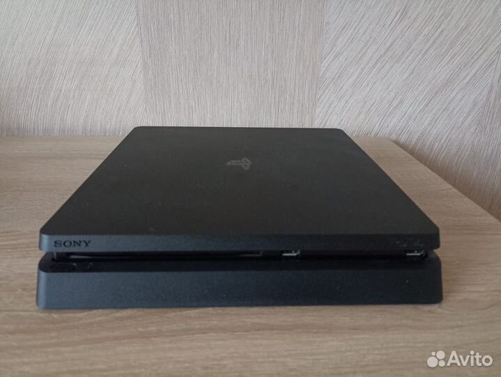 Sony playstation 4 slim 1tb + джойстик + 5игр