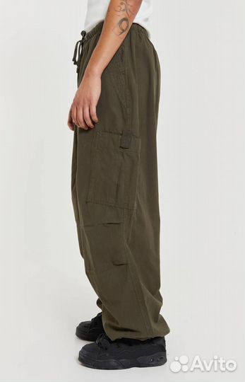 Брюки карго Jaded London Khaki Parachute Pants