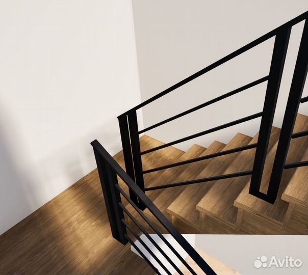 Перила в дом на лестницу под заказ