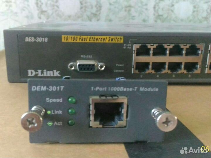 Модуль для коммутаторов D-Link DEM-301T