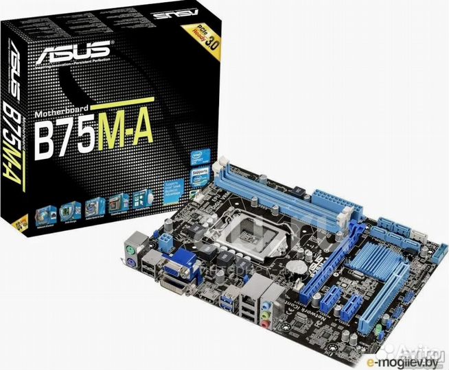 Intel i5-3570k + Asus B75M-A