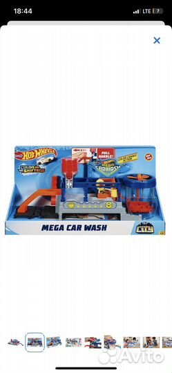 Трек игровой набор хот вилс автомойка