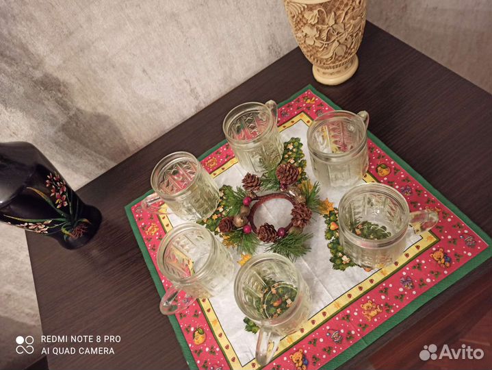 Пивные кружки СССР (набор 6 штук)