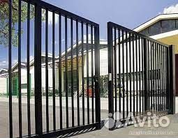 Ворота из профильной трубы 4*1,5 м