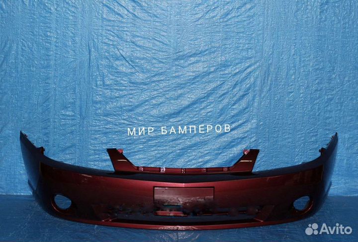 Бампер Kia Spectra в цвет красный перец