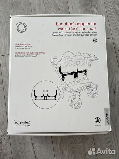Адаптер к коляске Bugaboo Donkey Twin