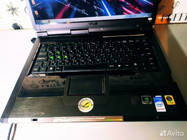 Asus ROG G1S - Core 2 Duo \ 2 Озу \ 8600GT \ SSD