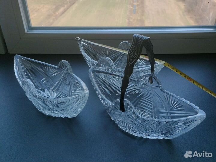 Хрусталь СССР менажницы
