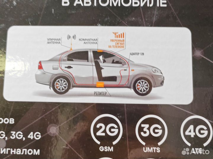 Усиление в автомобиле сотовой связи и интернета
