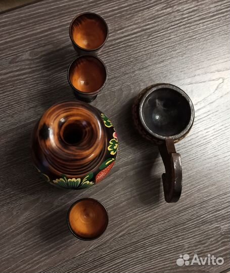 Деревянная посуда хохлома