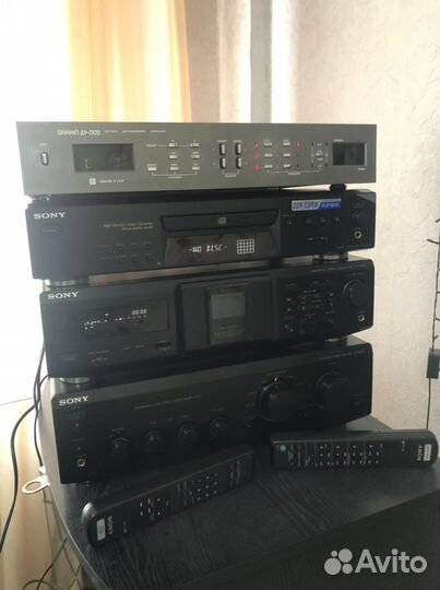 Аудио аппаратура sony и Олимп ду-005