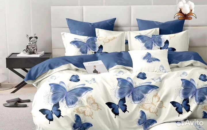 Комплект Евро простыня+одеяло +2 подушки 50*70