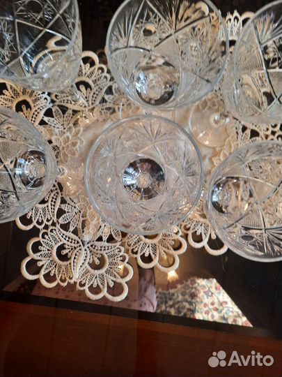 Фужеры хрустальные СССР