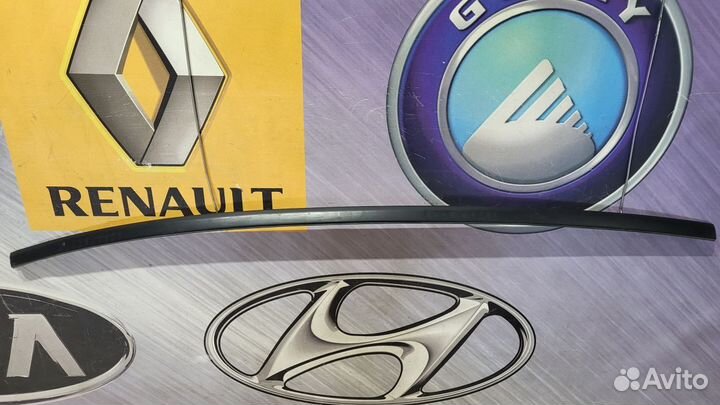 Молдинг на крышу Накладка крыши Renault fluence Ле