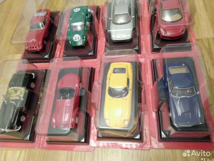 Все вместе по 600 Модели Ferrari 1:43 из журнально