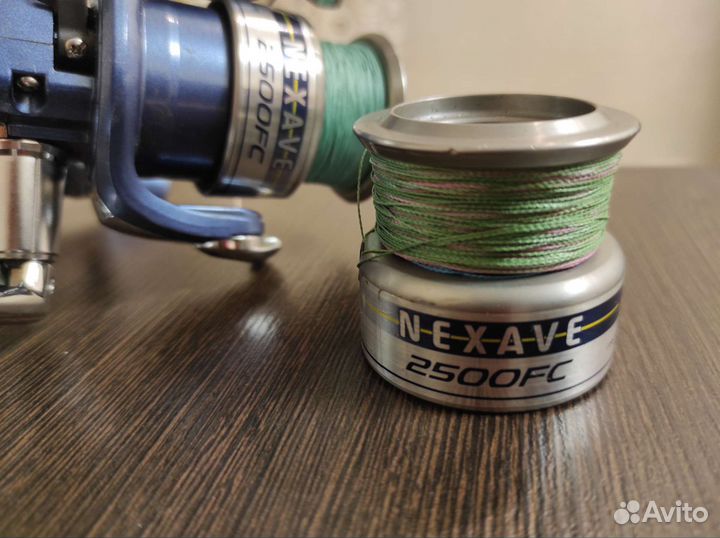 Катушка shimano Nexave 2500FC + шпуля
