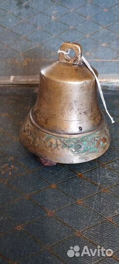 Колокол бронзовый,почтовой,старинный. 1872 г