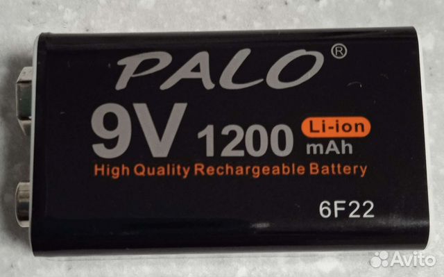 Крона батарейка аккумулятор 9v