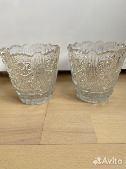 Конфетница салатник хрустальный СССР