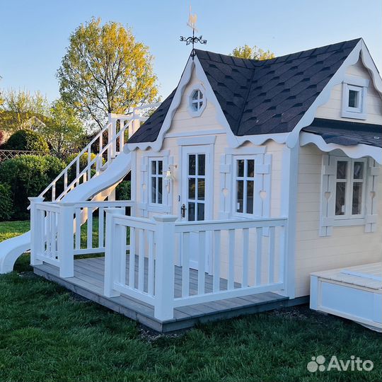 Детские игровые домики, площадки от производителя