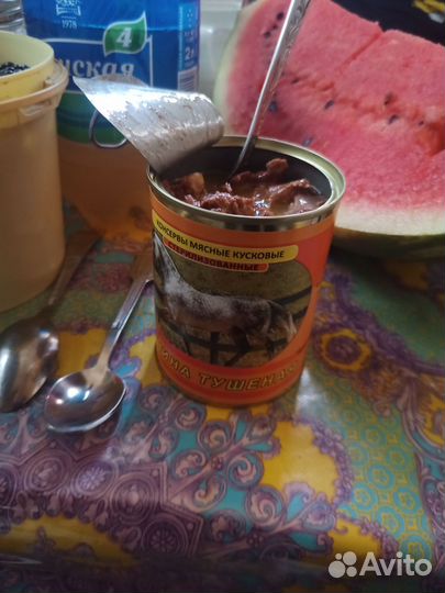 Конина тушоная, и говядина Беларуская