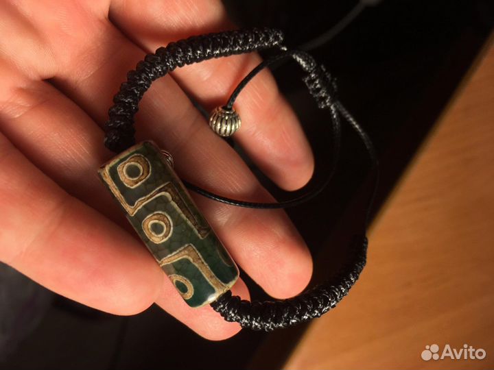 Браслет с камнем дзи