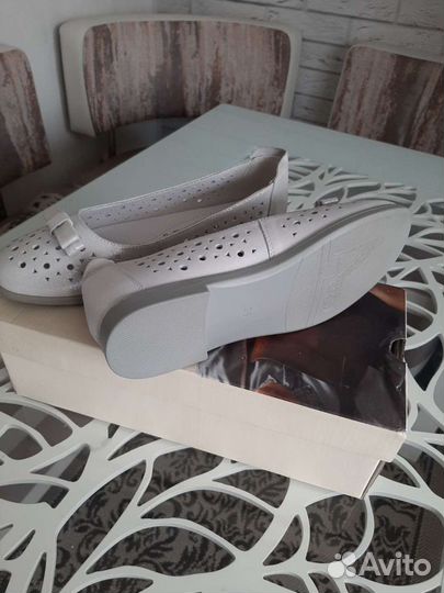 Балетки натуральная кожа 36