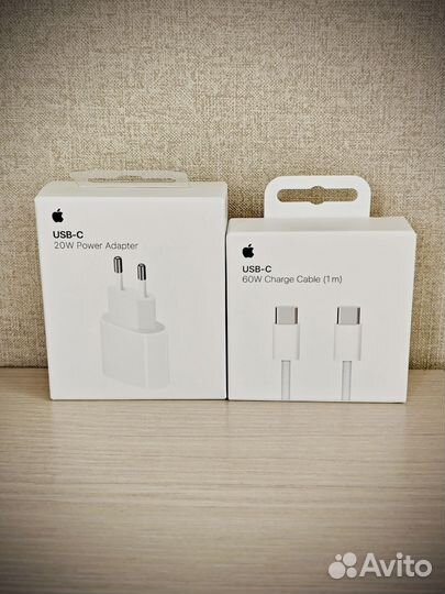 Зарядка на Apple iPhone 15 20W USB-C (новая)