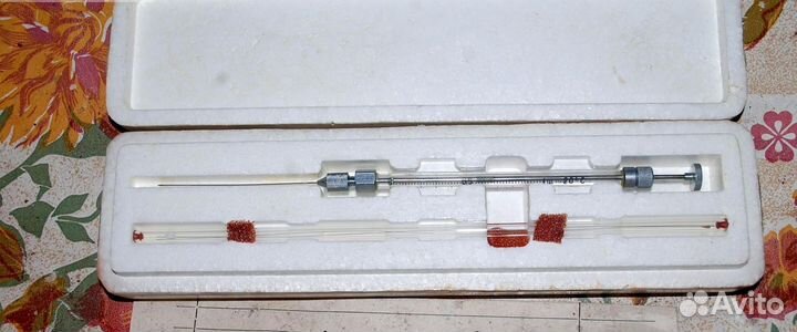 Микрошприц для хроматографии. СССР