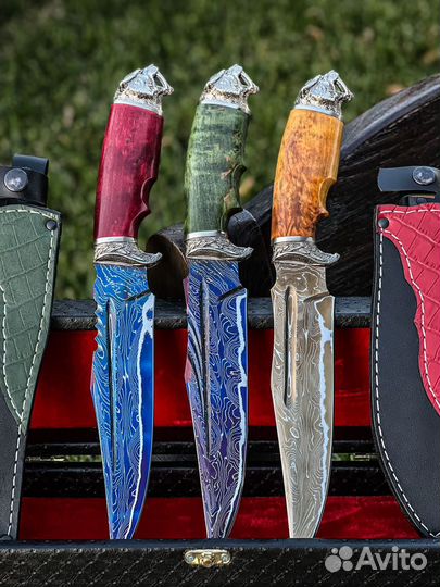 Нож из дамасской стали