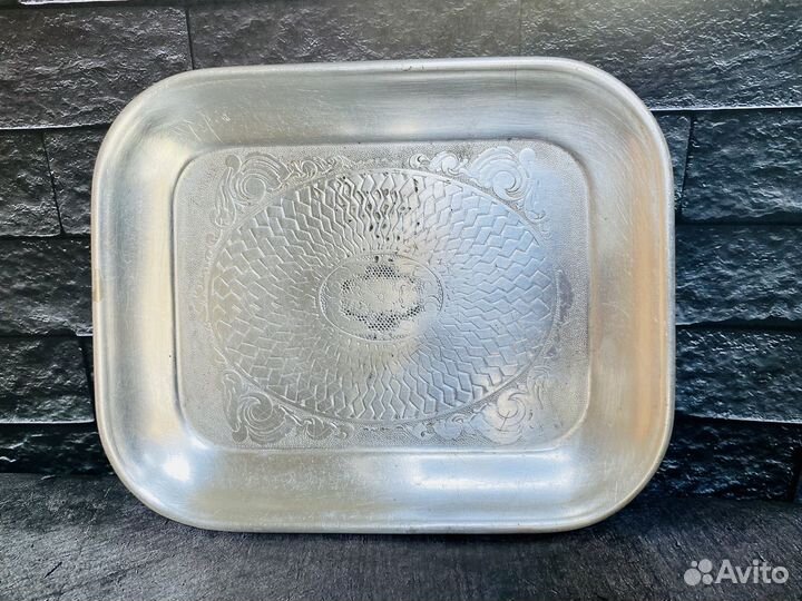 Поднос мельхиоровый СССР