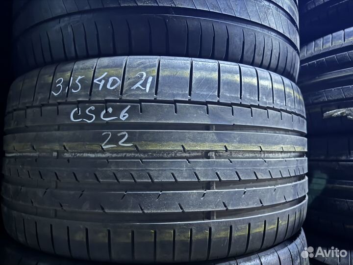 Continental SportContact 6 275/45 R21 и 315/40 R21