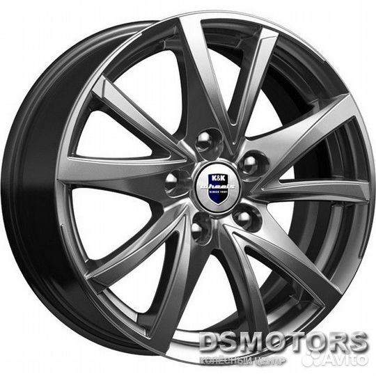 Диски Игуана 7.0/17 5x114.3 ET35 d60.1 дарк платин