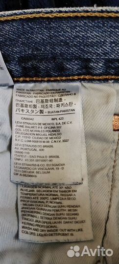 Мужские джинсы levis 501