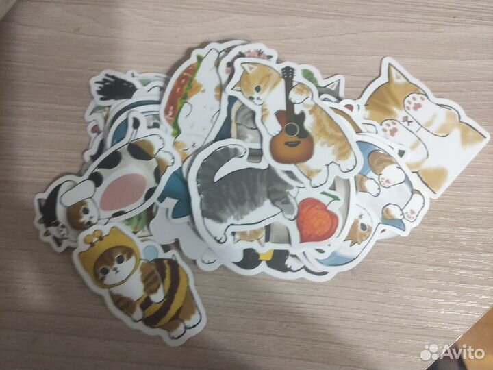 Наклейки котики и доки доки литературный клуб