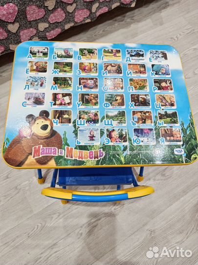 Детский стол со стулом Маша и медведь