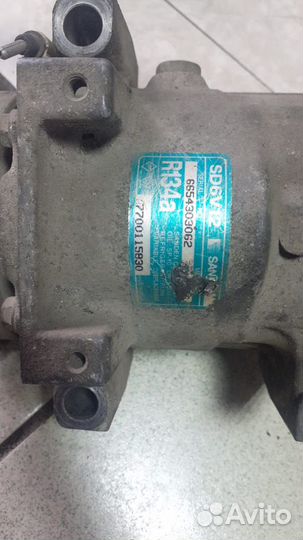 Компрессор кондиционера renault Kangoo c трубками