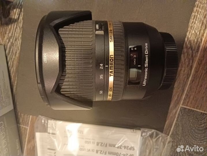Объектив tamron для sony SP 24-70mm F/2.8 Di USD