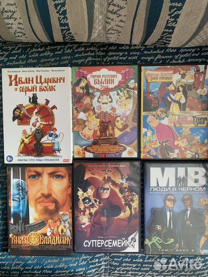 Dvd диски мультфильмы