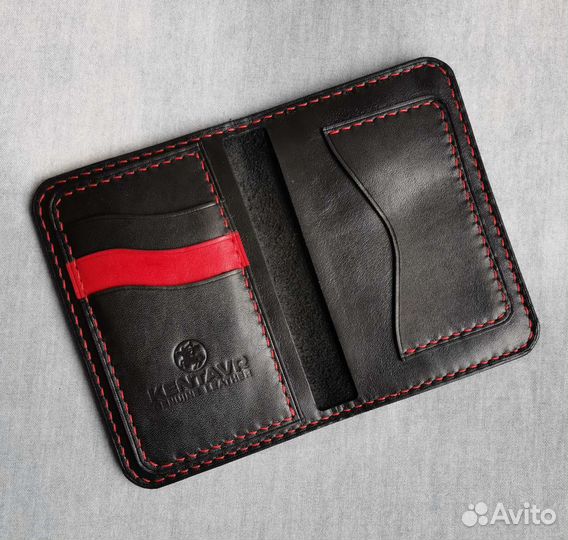 Обложка для автодокументов натуральная кожа