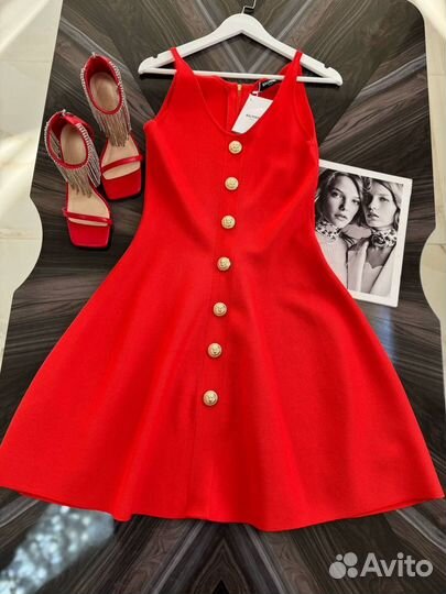 Платье balmain женское 3 цвета