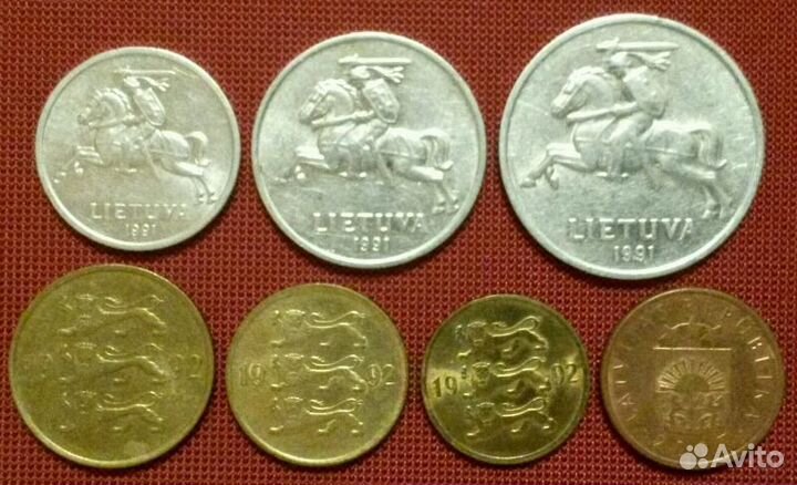 Монеты стран снг и Балтии