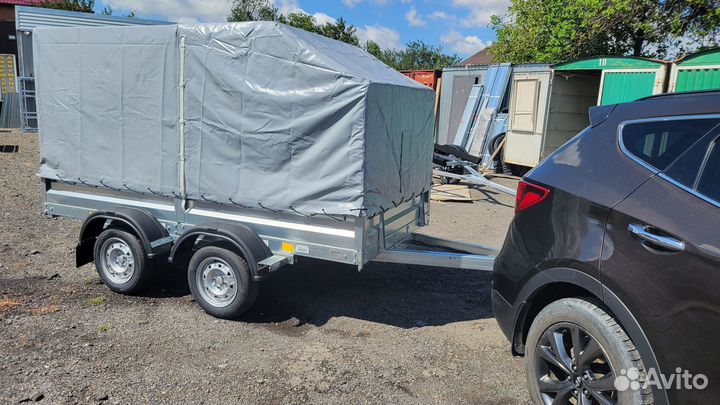 Легковой прицеп 3 на 1.5 м 2 ост с Аэро тентом