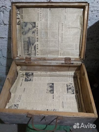 Старинный короб сундук